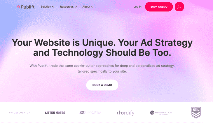 Publift home page