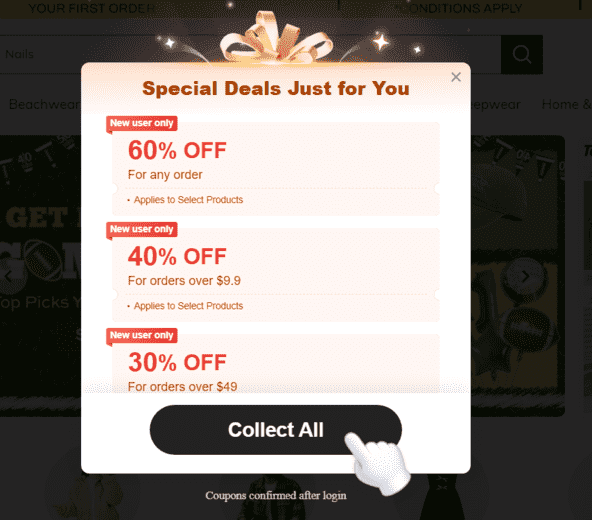 Collect your discounts