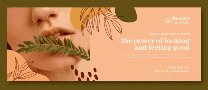 Facebook banner ad example for aesthetic medicine