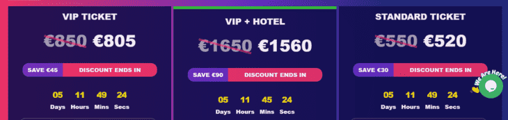 Ticket prices