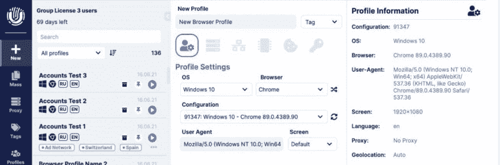 Profile Info