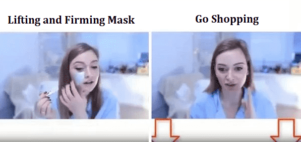 Lifting mask ad