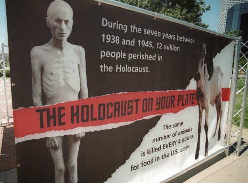 PETA’s “Holocaust on your plate” billboard