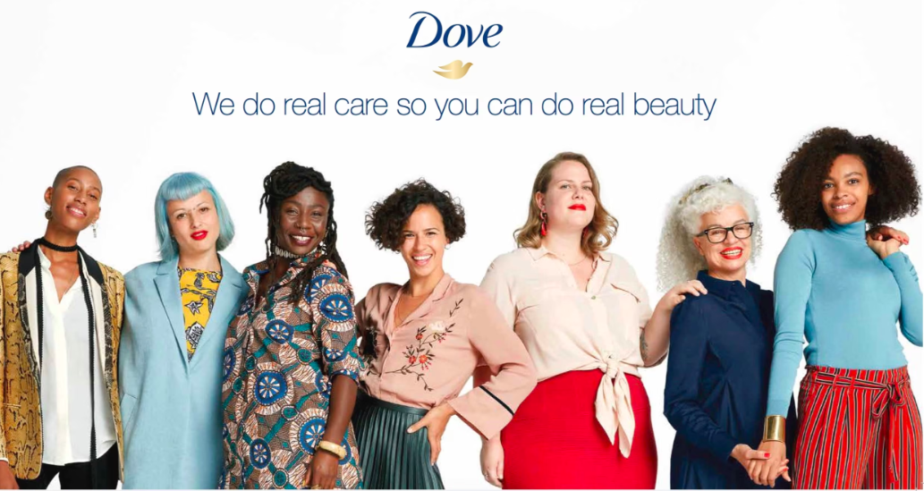 Female empowerment campaign by Dove