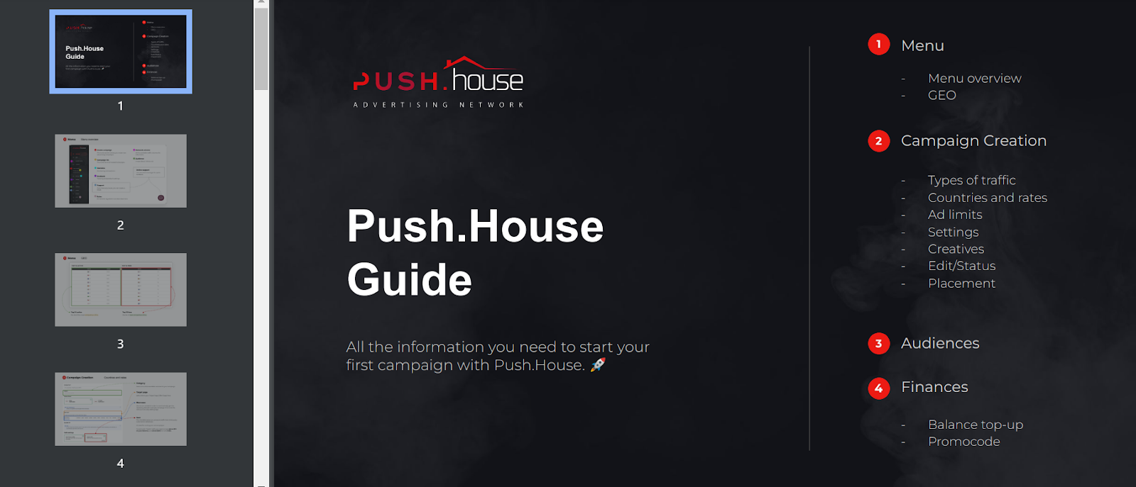 Push.House guide