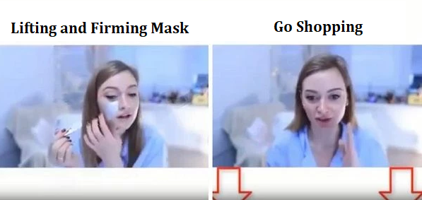 Lifting mask ad